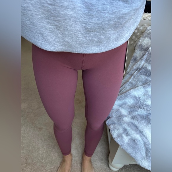 Lululemon Align HR leggings 28” Red Merlot - Picture 1 of 7